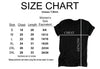 Southern Girl Apparel® - Unisex Crew Neck T-Shirt Size Chart - southerngirlapparel.com
