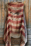 "Country Crazy" Vintage American Flag Vest
