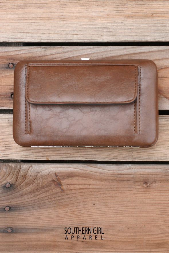 Leather & Cross Wallet - Southern Girl 