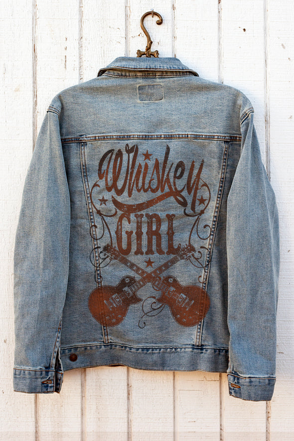 Whiskey Girl Denim Jacket - Southern Girl 