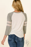 Vintage Style Football 3/4 Sleeve Top - Southern Girl 