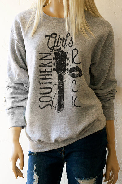 Southern Girl's Rock Sweatshirt Sweatshirt - SouthernGirlApparel.com