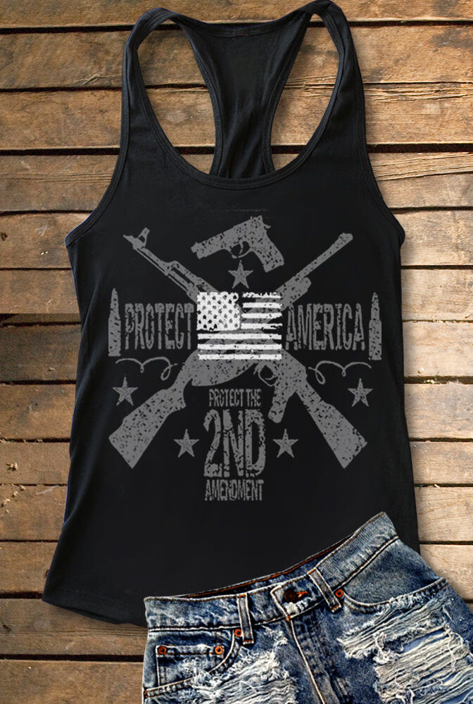 2nd Amendment Racerback Tank Top Tank Top - Southern Girl Apparel® – southerngirlapparel.com