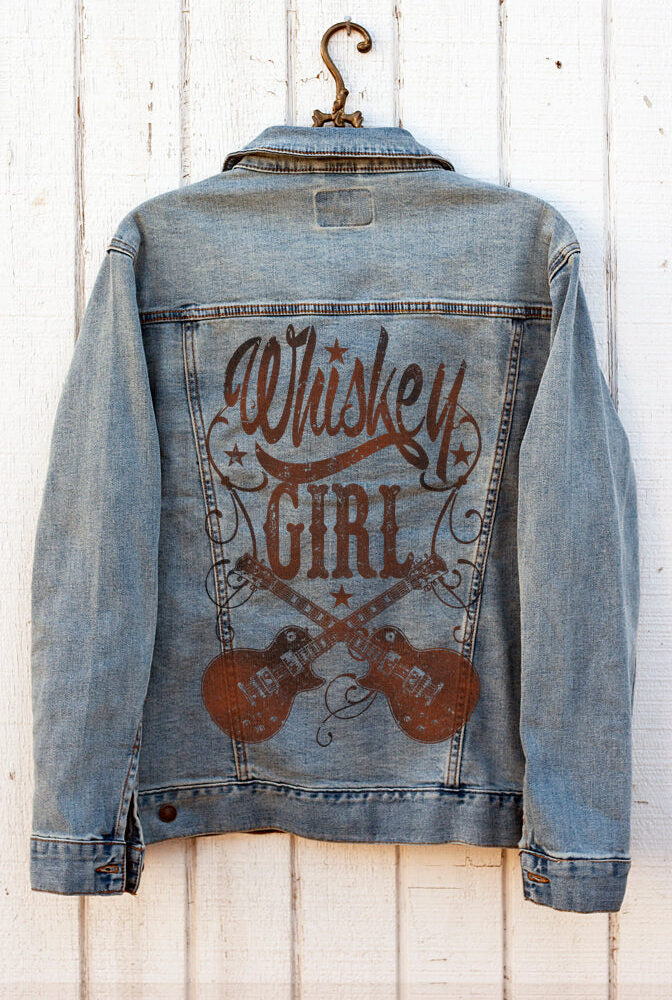 Whiskey Girl Denim Jacket - Southern Girl