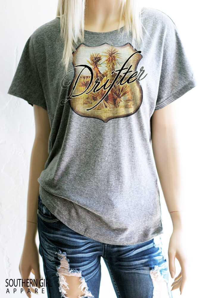 Desert Drifter Scoop Neck Dolman Top - Southern Girl