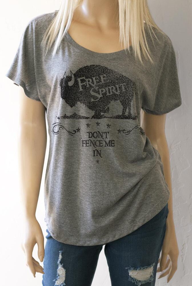 Free Spirit Scoop Neck Dolman Sleeve Top - Southern Girl