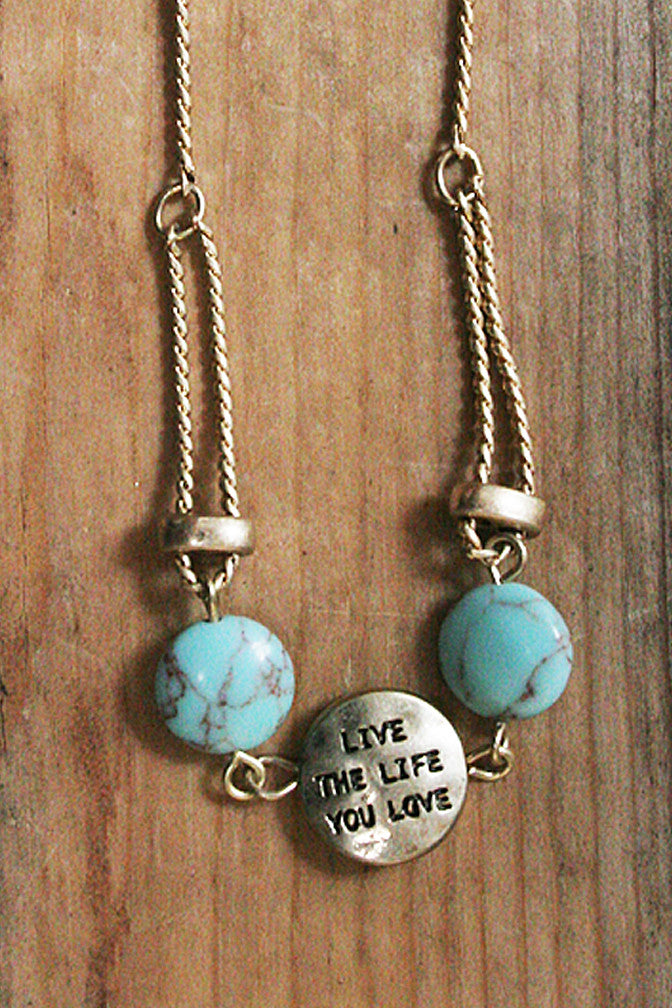 Live The Life You Love Adjustable Bracelet - Southern Girl