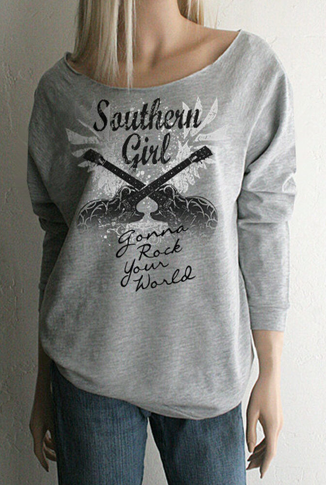 Southern Sweatshirt. Southern Girl Shirt. Southern Girl Gonna Rock Your World. Southern Clothing. Country Concert. Country Music Shirt. - Southern Girl