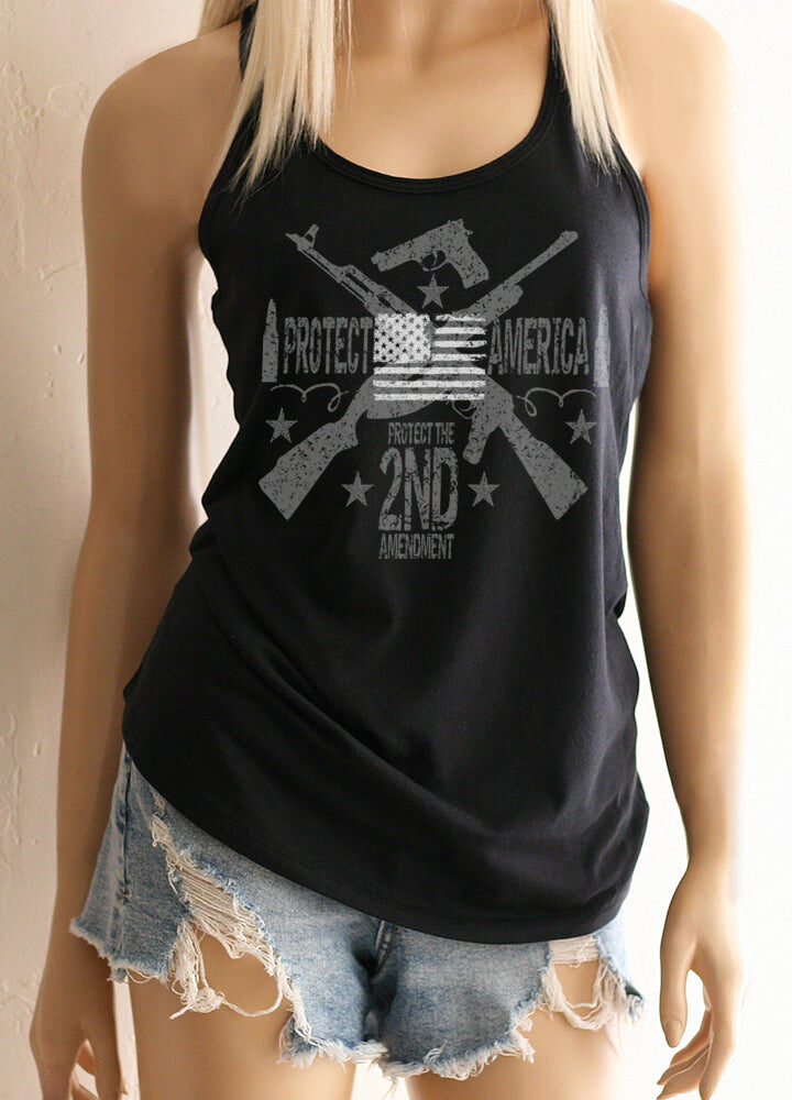 2nd Amendment Racerback Tank Top