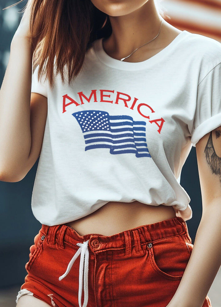 America Flag Unisex T-Shirt