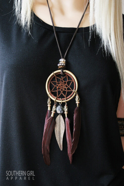 Women's Bohemian Dreamcatcher Necklace