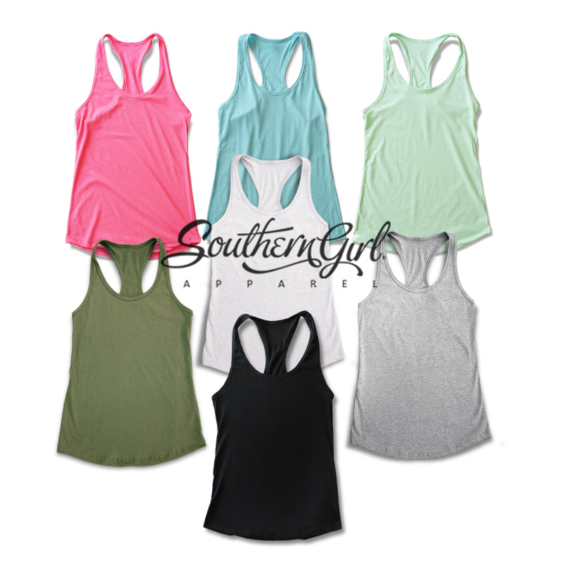 Floatin' On the River Killin' My Liver Racerback Tank Top - Image 3