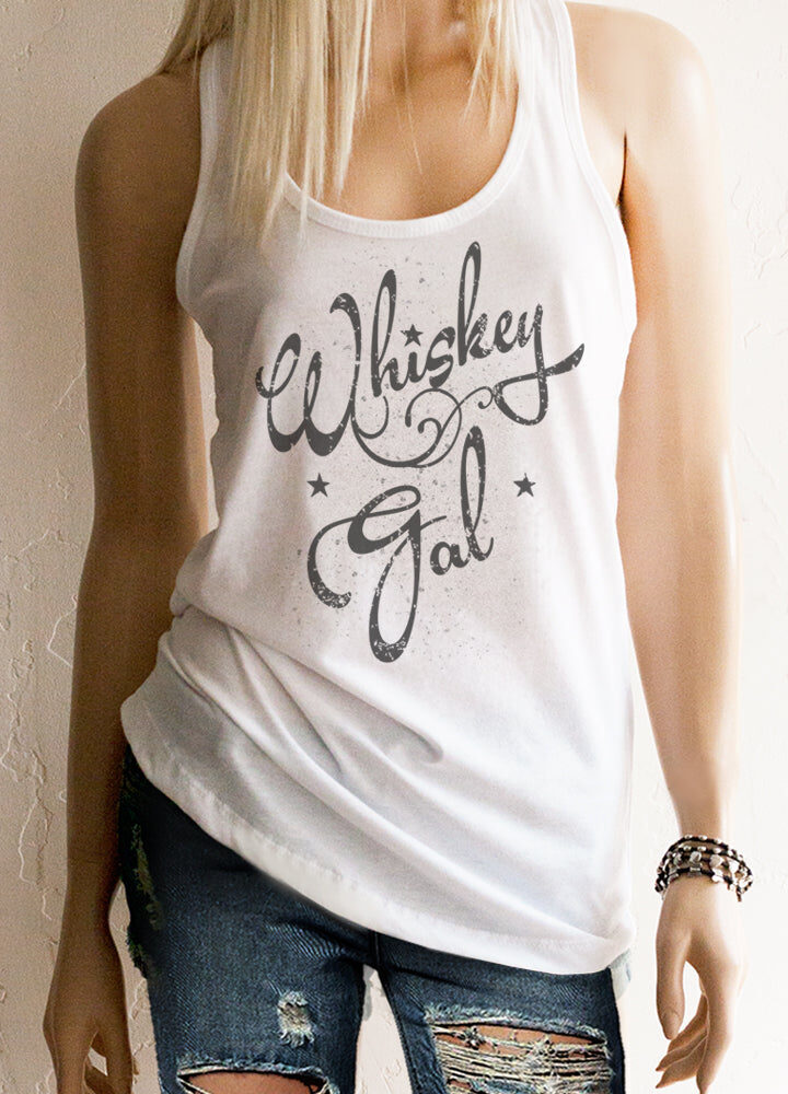 Whiskey Gal Racerback Tank Top